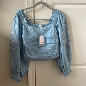 Light Blue Sam Edelman Top NWT